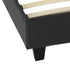 Prado 5FT Bed - Black Faux Leather